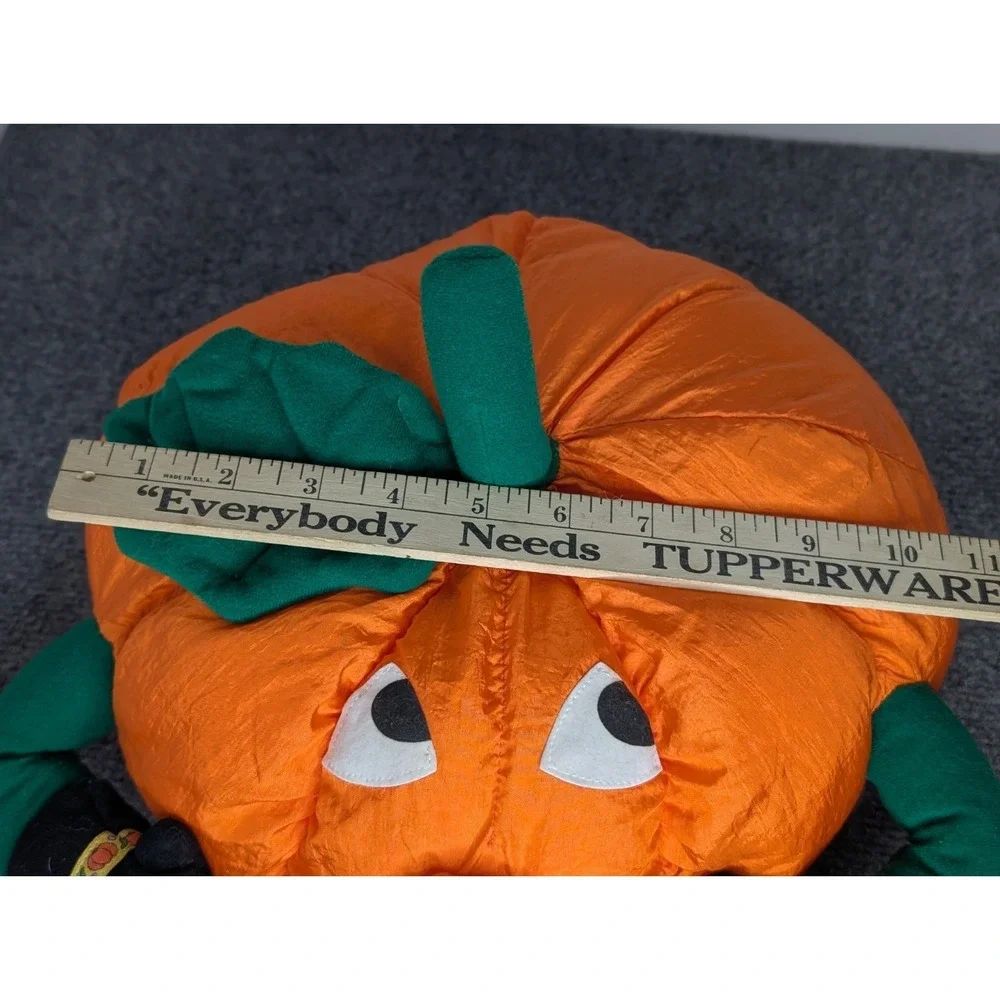 Halloween Plush Pumpkin International Silver Co Nylon Decorative Stuffed